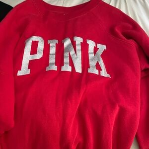 Victoria’s Secret pink sweatshirt